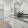 bathroom with modern finishes and ample counter-space