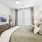 bedroom with modern spaces and decor