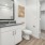 bathroom with modern finishes and ample counter-space